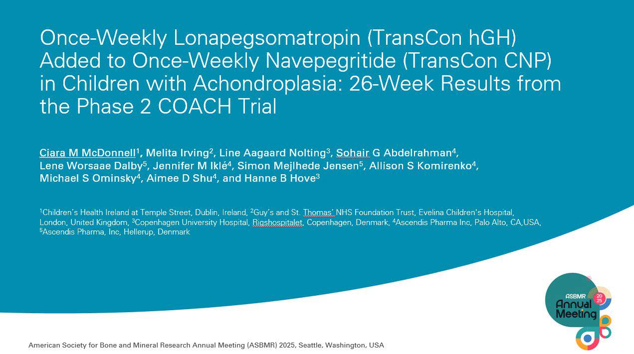 Once-Weekly Lonapegsomatropin (TransCon hGH) Added to Once-Weekly Navepegritide (TransCon CNP) in Children With Achondroplasia: 26-Week Results from the Phase 2 COACH Trial