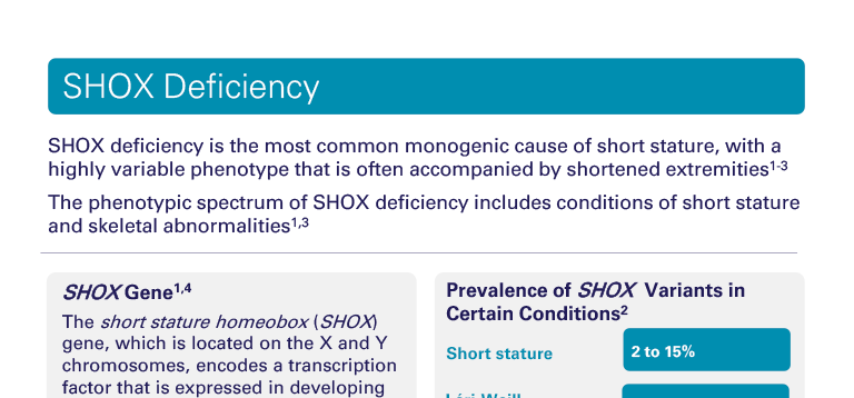 SHOX Deficiency Overview