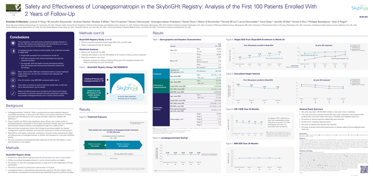 Safety and Effectiveness of Lonapegsomatropin in the SkybriGHt Registry: Analysis of the First 100 Patients Enrolled With 2 Years of Follow-Up